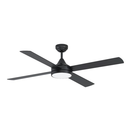 Ventilateur à lumière noir Eglo Trinidad 35085