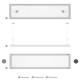 Panel LED suspension 120x30 Modee 40W 4000K 3600lm IP20 - MPL-GP30X1204000K40W100