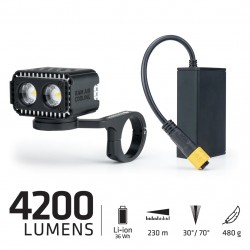 Lampe de vélo Suprabeam B6R 36Wh