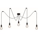 Lucide Fix Suspension - 5xE27 - noir