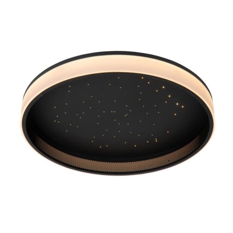 Plafonnier noir Lucide ESTREJA - Ø 40 cm - vue de face