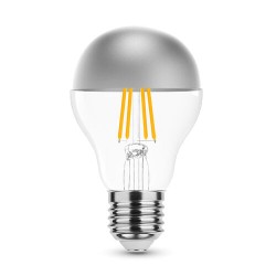 Ampoule LED MODEE E27 Globe A60 4 W 2700 K 400 lm calotte argentée