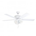 Ventilateur de plafond avec lumière Eglo Las Palmas blanc