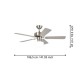 Ventilateur de plafond avec lumière Eglo Cadiz 35074