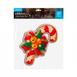 Décoration LED de Noël sucre d’orge Modee C4009 – 8 LED blanc chaud