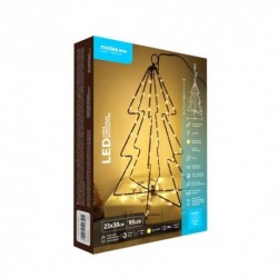 Décoration LED de Noël sapin 3D Modee C4034 – 95 LED blanc chaud