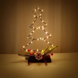 Décoration LED de Noël sapin Modee C4038 – 45 LED blanc chaud