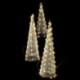 Décoration LED de Noël trois sapins coniques Modee C5004 – 200 LED blanc chaud