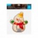 Décoration LED de Noël bonhomme de neige Modee C4007 – 6 LED blanc chaud