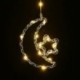 Décoration LED de Noël lune et étoile Modee C4011 – 15 LED blanc chaud