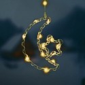 Décoration LED de Noël lune et étoile Modee C4011 – 15 LED blanc chaud