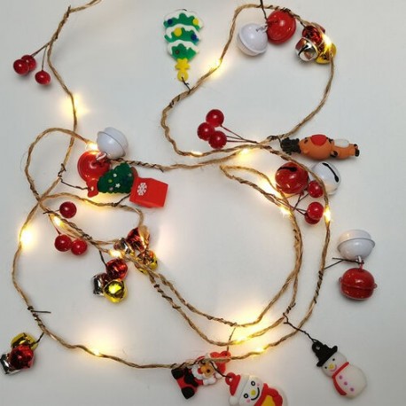 Guirlande LED de Noël figurines de Noël Modee C4020 – 20 LED blanc chaud