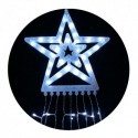 Décoration lumineuse de Noël LED pour fenêtre avec adaptateur C3001 (300LED/3m) Blanc froid – ML-C3001 Modee