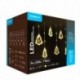 Décoration lumineuse de Noël LED pour fenêtre avec adaptateur C3004 (110LED/3m) Blanc chaud – ML-C3004 Modee