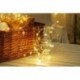 Guirlande lumineuse LED à piles Cuivre (100LED/5m/5cm) Blanc chaud – ML-C1011 Modee