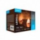 Guirlande lumineuse LED à piles Cuivre (10LED/1,35m/15cm) Blanc chaud – ML-C1012 Modee