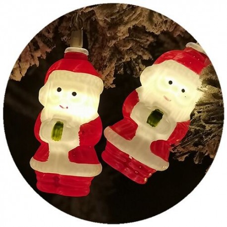Guirlande lumineuse LED à piles Cuivre (10LED/1,35m/15cm) Blanc chaud – ML-C1013 Modee