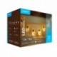 Guirlande lumineuse LED à piles Cuivre (10LED/1,35m/15cm) Blanc chaud – ML-C1014 Modee