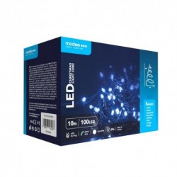 Guirlande lumineuse LED Plastique avec adaptateur (100LED/10m/10cm) 4000K Blanc froid – ML-C2002 Modee