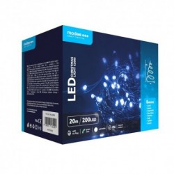 Guirlande lumineuse LED Plastique avec adaptateur (200LED/20m/10cm) 4000K Blanc froid – ML-C2005 Modee