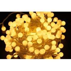 Guirlande lumineuse LED Plastique avec adaptateur Berry (100LED/10m/10cm) 2700K Blanc chaud – ML-C2009 Modee