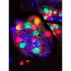 Guirlande lumineuse LED Plastique avec adaptateur Berry (100LED/10m/10cm) multicolore – ML-C2011 Modee