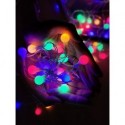Guirlande lumineuse LED Plastique avec adaptateur Berry (100LED/10m/10cm) multicolore – ML-C2011 Modee