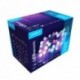Guirlande lumineuse LED Plastique avec adaptateur Berry (100LED/10m/10cm) rose/Blanc froid – ML-C2021 Modee