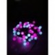 Guirlande lumineuse LED Plastique avec adaptateur Berry (100LED/10m/10cm) rose/Blanc froid – ML-C2021 Modee