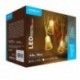 Guirlande lumineuse LED Plastique avec adaptateur C2014 (50LED/4,9m/10cm) blanc chaud – ML-C2014 Modee