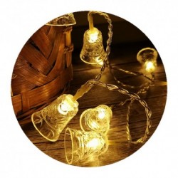 Guirlande lumineuse LED Plastique avec adaptateur C2014 (50LED/4,9m/10cm) blanc chaud – ML-C2014 Modee