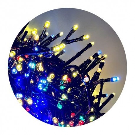 Guirlande lumineuse LED Plastique avec adaptateur C2018 (384LED/2,1m) multicoloree – ML-C2018 Modee