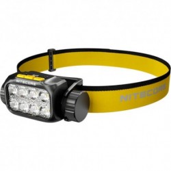Lampe frontale Nitecore UT6 (1× batterie 18650 incluse) 8× LED MCT UHE (1600 lumens) noire