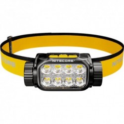 Lampe frontale Nitecore UT6 (1× batterie 18650 incluse) 8× LED MCT UHE (1600 lumens) noire