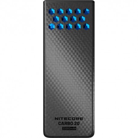 Accessoire Nitecore Power Bank Carbo 20000 (20000mAh) Bleu
