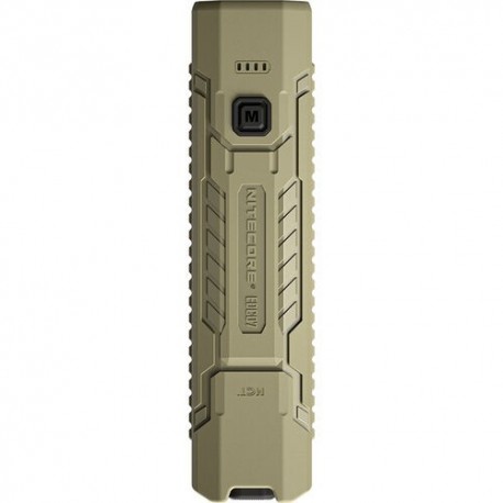 Lampe de poche Nitecore EDC07 (Batterie Li-Ion intégrée) MCT UHE LED (1500 lumens) Marron