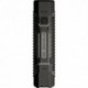 Lampe de poche Nitecore EDC07 (Batterie Li-Ion intégrée) MCT UHE LED (1500 lumens) Noire