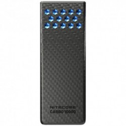 NITECORE Accessoires Batterie externe en carbone 10000 GEN2 (10000mAh) Bleu