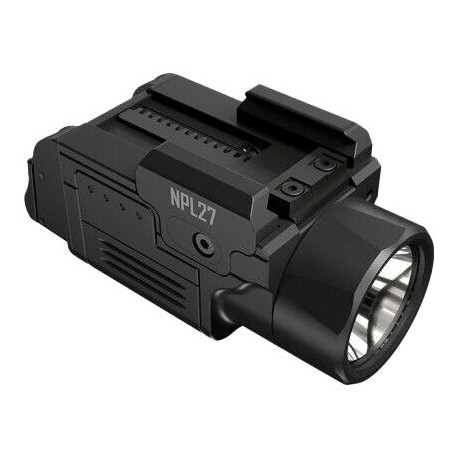 Nitecore Lampe tactique pour arme NPL27 (rechargeable) (650 lumens)