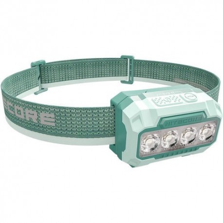 Nitecore Lampe frontale HA23 UHE (3xAAA/rechargeable) 4x MCT UHE LED (600 lumens) Vert