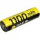 Nitecore Accessoires Pile rechargeable 14500 NL1411R USB-C 1100mAh 3,6V B1