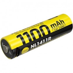 Nitecore Accessoires Pile rechargeable 14500 NL1411R USB-C 1100mAh 3,6V B1