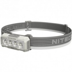 Nitecore Lampe frontale NU27 rechargeable (batterie inlcuse) 4x UHE LED (600 lumens) Gris