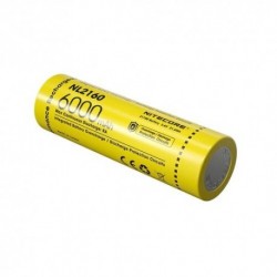 NITECORE Accessoires Pile rechargeable 21700 NL2160 6000mAh 8A 3,6V B1