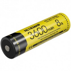 NITECORE Accessoires Pile rechargeable 18650 NL1836HP 3600mAh 8A 3,6V B1