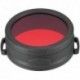 Nitecore Accessoires Filtre Rouge NFR65 (P30i, MH40S, P35i)