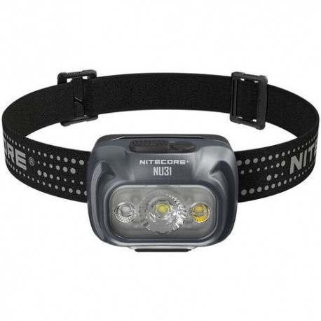 Nitecore Lampe frontale NU31 rechargeable (batterie incluse) (550 lumens) Gris