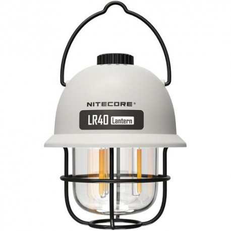 Nitecore Lanterne de camping LR40 rechargeable (100 lumens) Blanc