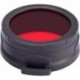 Nitecore Accessoires Filtre Rouge NFR70 (MH40GTR/MH40S/P30i/P35i)