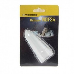 Nitecore Accessoires Cône diffuseur NDF34 (34mm) (Blanc)